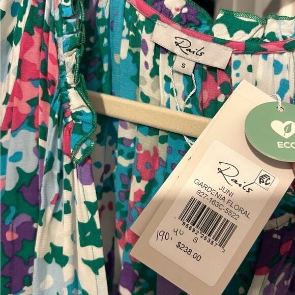 Rails Juni Gardenia Floral Dress Small NWT - Picture 6 of 7